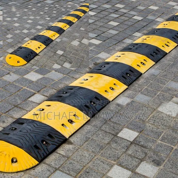 High-Density Rubber Speed Bumps