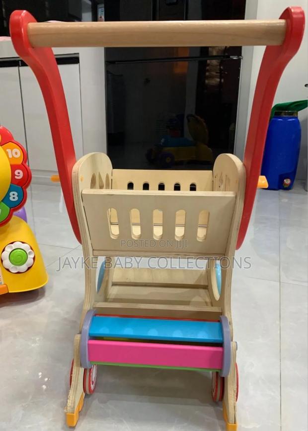 Multi-Functional Wooden Baby Walker – Learn to Walk - thumbnail 6