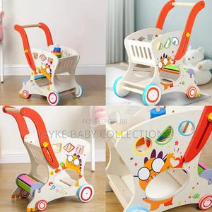 Multi-Functional Wooden Baby Walker – Learn to Walk - thumbnail 2