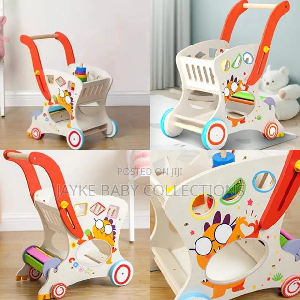 Multi-Functional Wooden Baby Walker – Learn to Walk - main view