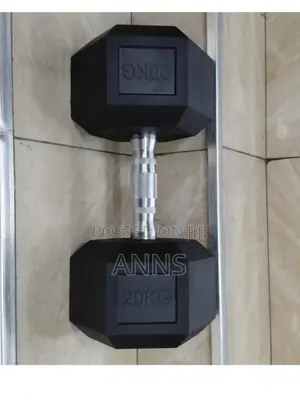 20kg Hexagon Dumbbells(Sold Per Piece) at 4500