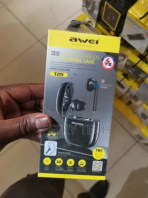 Awei T28p Bluetooth V5.0 TWS Ture Wireless Sports Led Displ