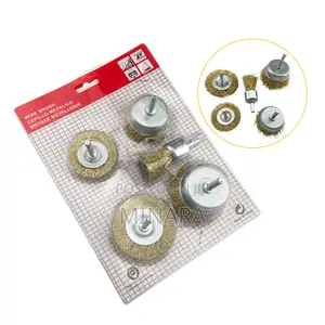 5 Pcs, Drill Wire Brush Set, Rust Cleaning Set