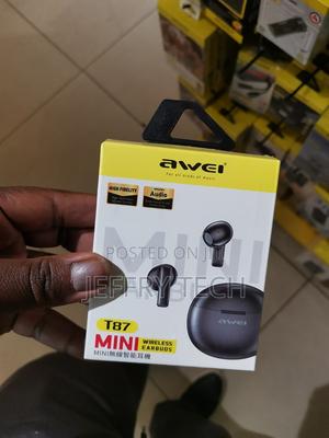 Awei T87 Original Bluetooth 5.3 Enc Smart Noise Canceling E - thumbnail 2