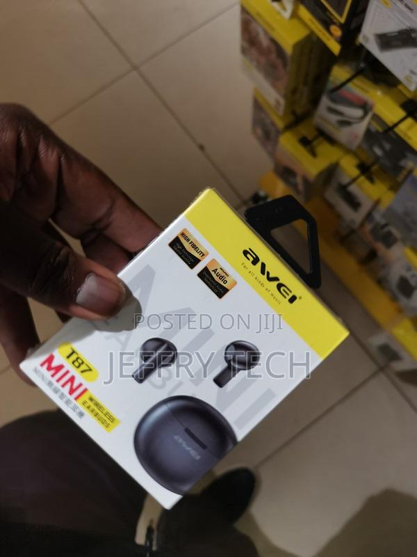 Awei T87 Original Bluetooth 5.3 Enc Smart Noise Canceling E - thumbnail 3