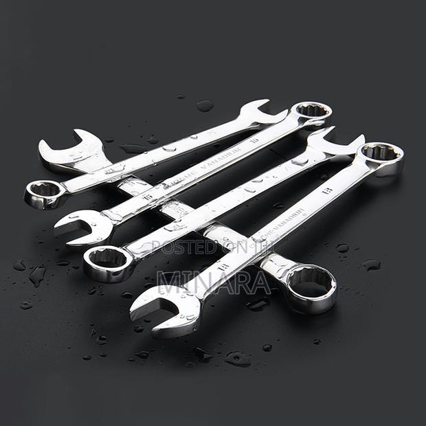14 Pcs, Combination Spanners, (8-24mm), Open / Ring Wrench - thumbnail 2
