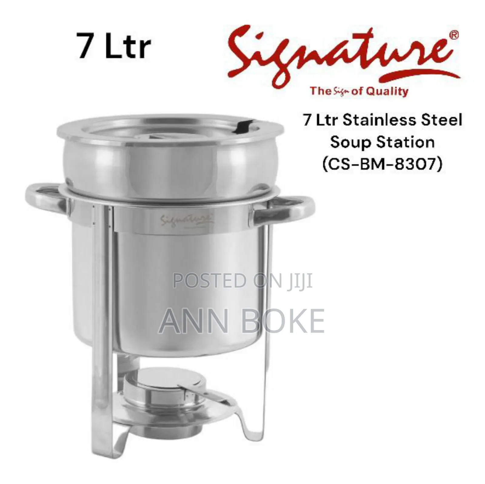 7 LTR Stainless Steel Soup Station 
Cs-Bm-8307