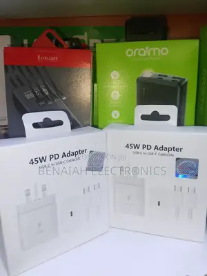 Original Samsung Fast Charger 45 Watts, One Meter Cable (5a)