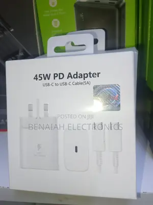 Samsung Reliable Charger, Super Fast Adapter 1mtr (5a) Cable
