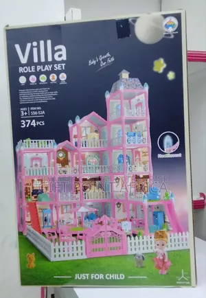 Kids Doll House 379 PCS ( Glowing by Night)