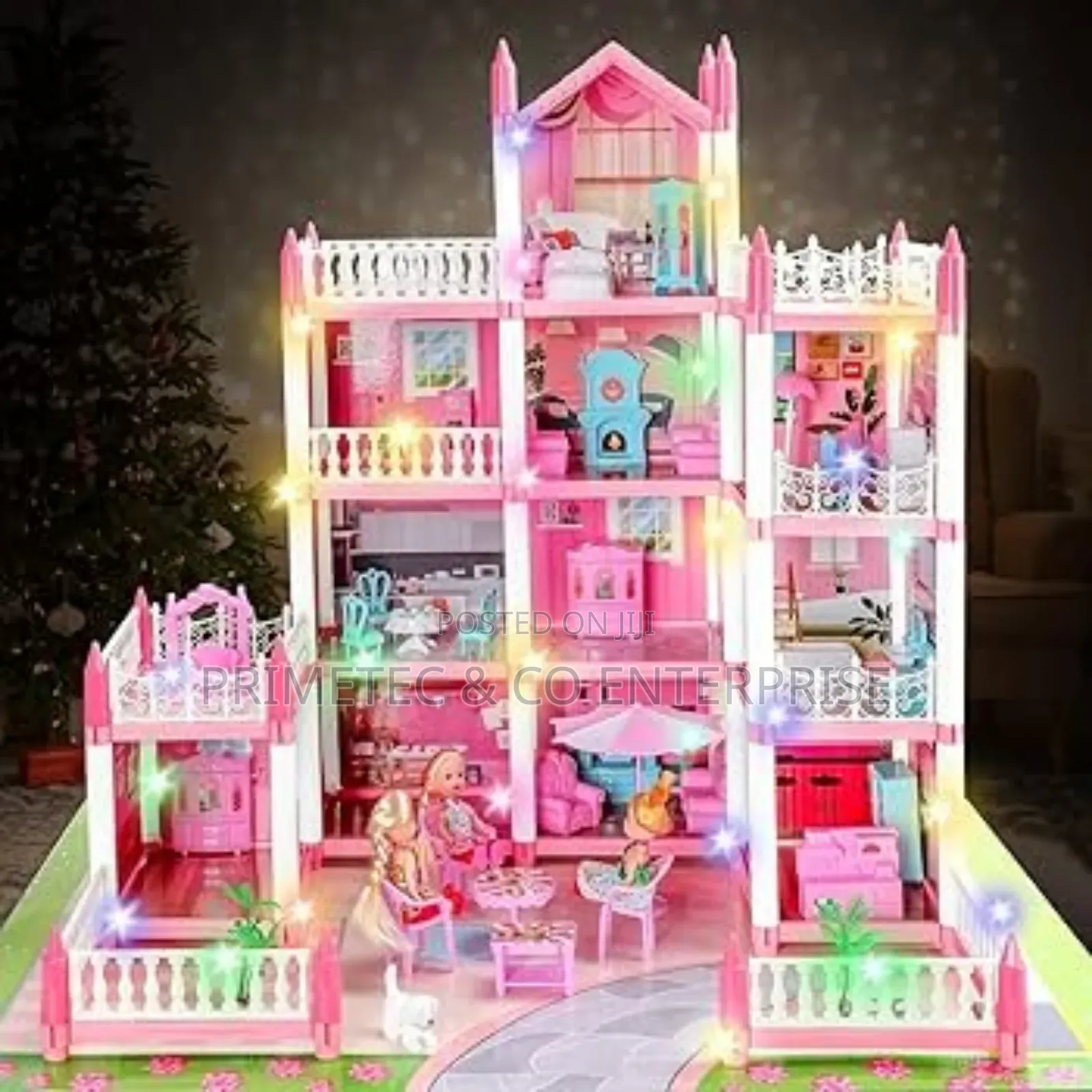 Kids Doll House 379 PCS ( Glowing by Night)
