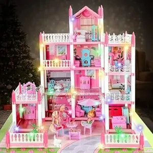 Kids Doll House 379 PCS ( Glowing by Night)