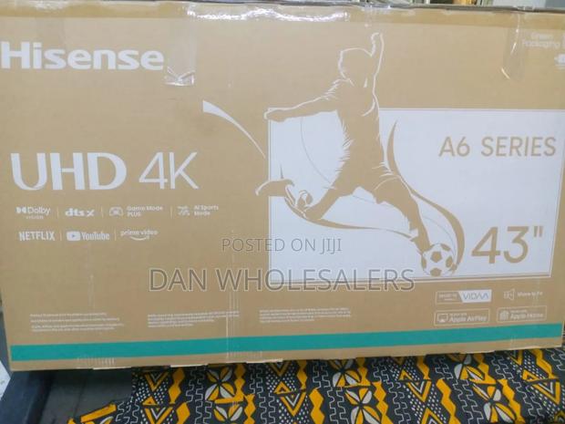 43-Inch Hisense A6 Uhd Display – Ai-Powered Picture Engine - main view