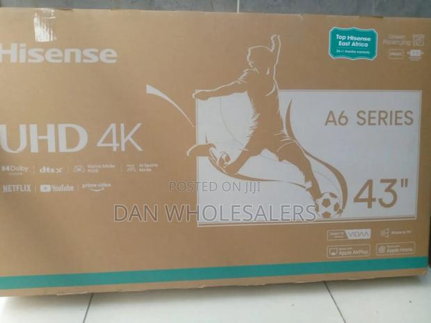 Hisense A6 43-Inch Tv – Bluetooth, Optical Out, Smart Remote - main view