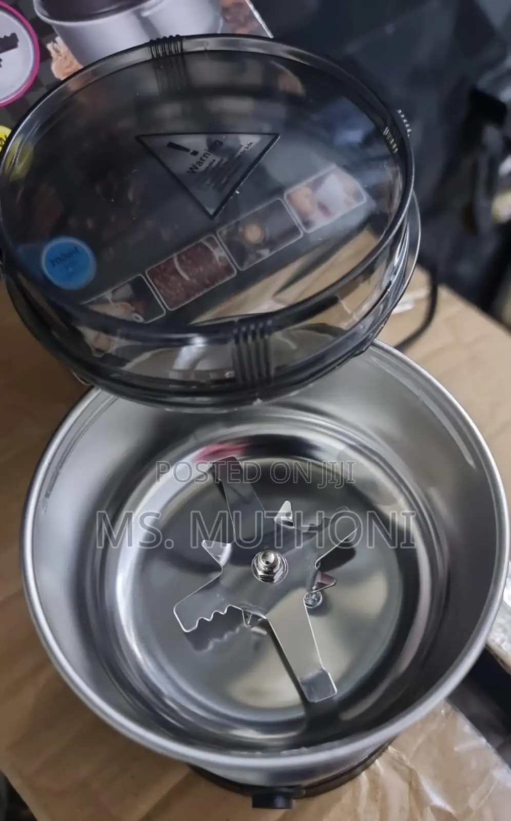 New Improved 8 Blade Mini Electric Cereal Fine Grinder