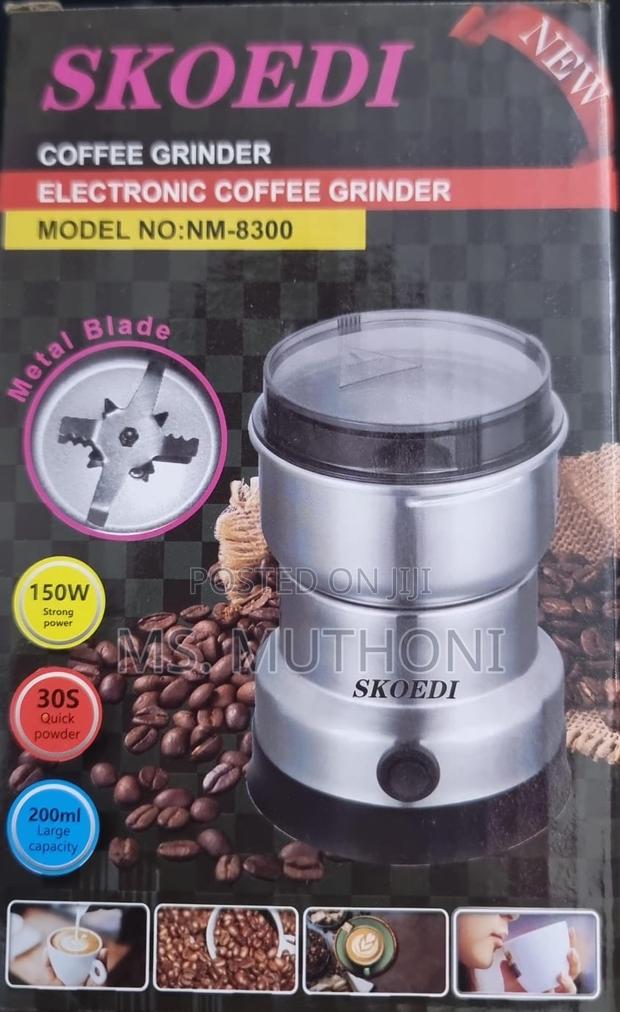 New Improved 8 Blade Mini Electric Cereal Fine Grinder - thumbnail 4