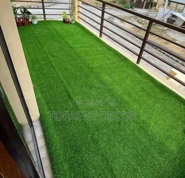 Balcony Makeover Long Life Lime Green Artificial Grass