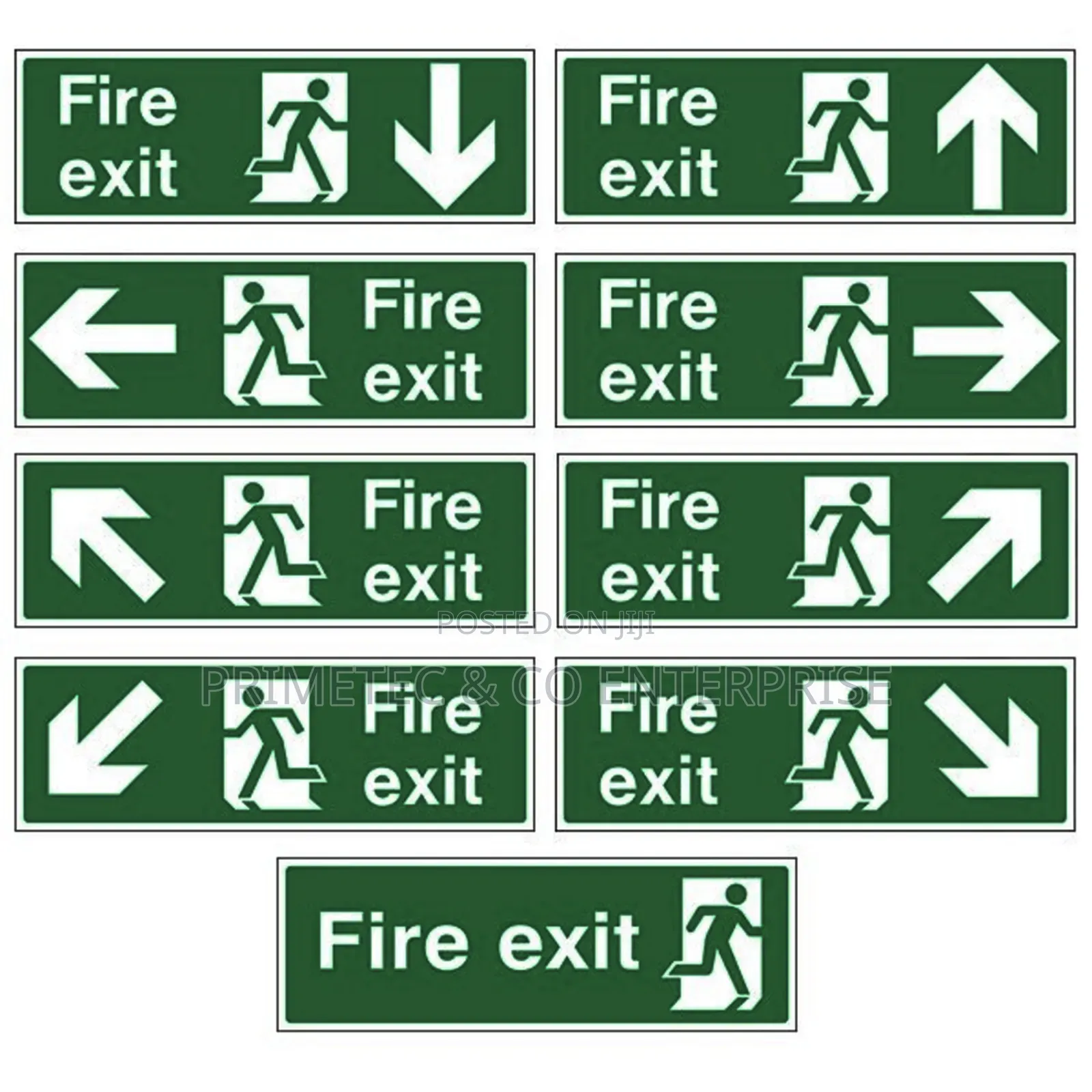 Fire Exit Signs