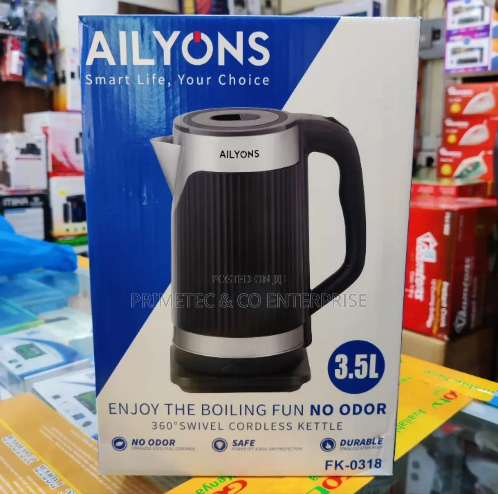 Ailyons Plastic Kettle 3.5l Fk-0318