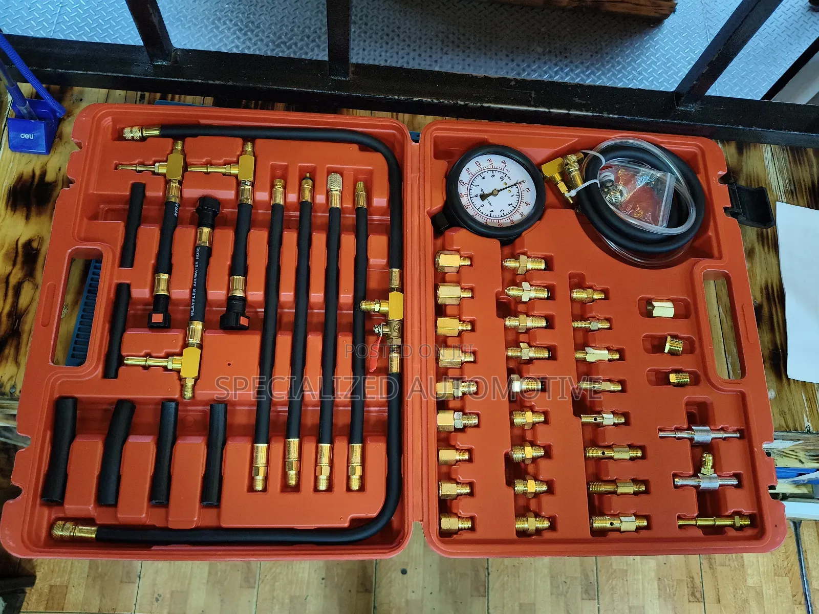 47 Piece Vehicle Fuel System Pressure Manometer Tester Kit