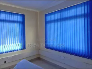 Made to Measure Louvred Vertical Office Curtains