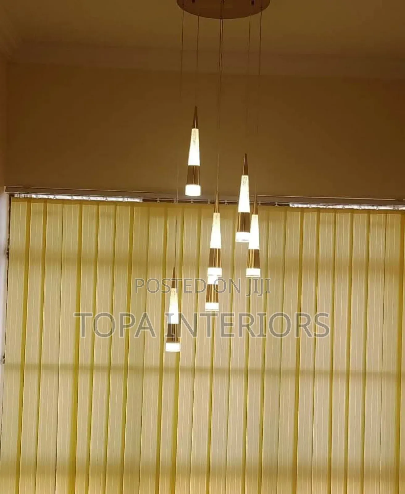 Cream Vertical Office Window Blinds for Office Light Control