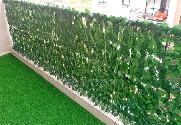 Dark Green Balcony Privacy Shield Artificial Privacy Fence