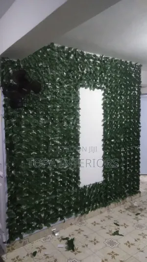 Green Leaf Privacy Fence Rolls for Wall Decorations