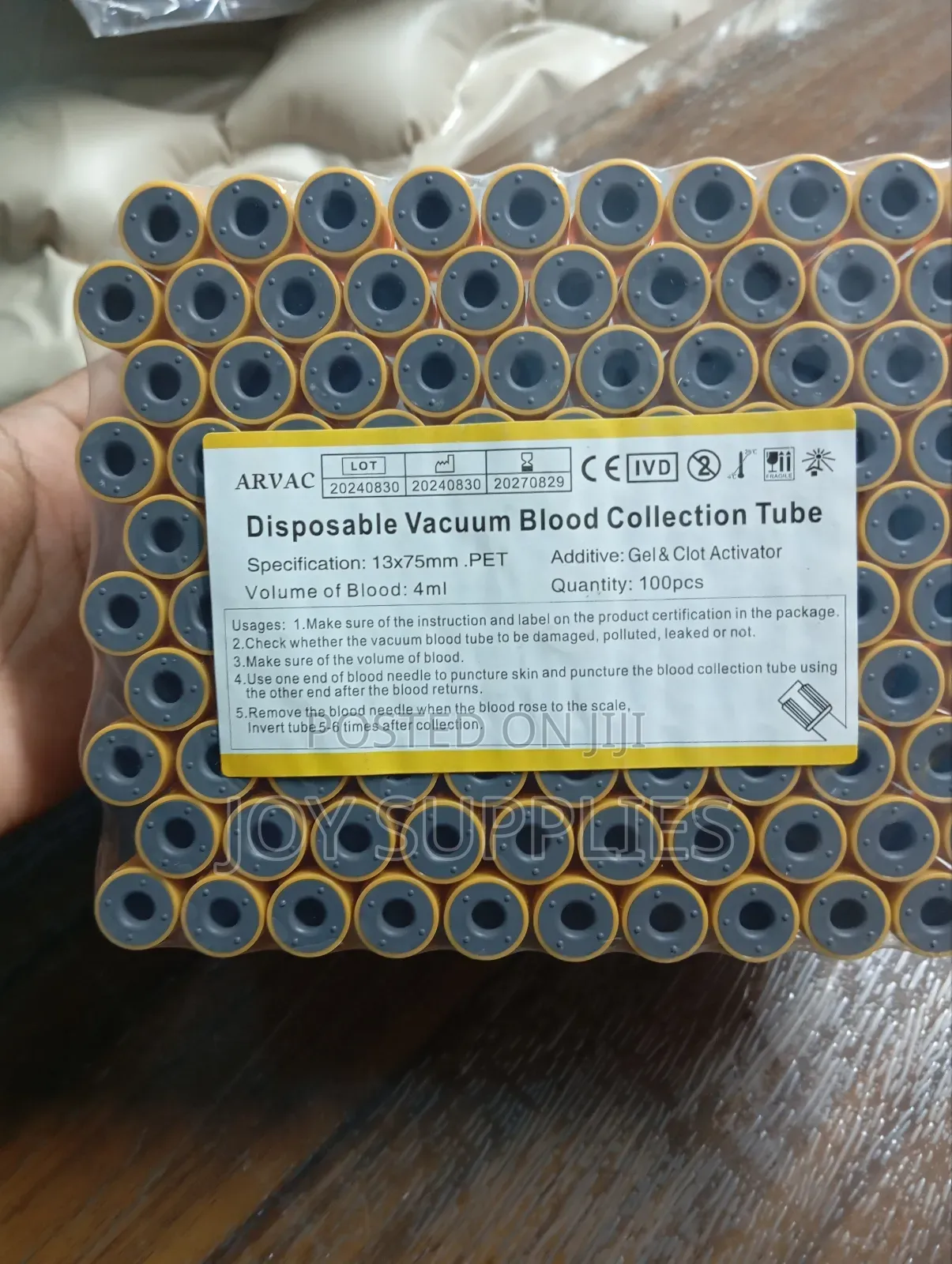 Yellow Top Vacutainer