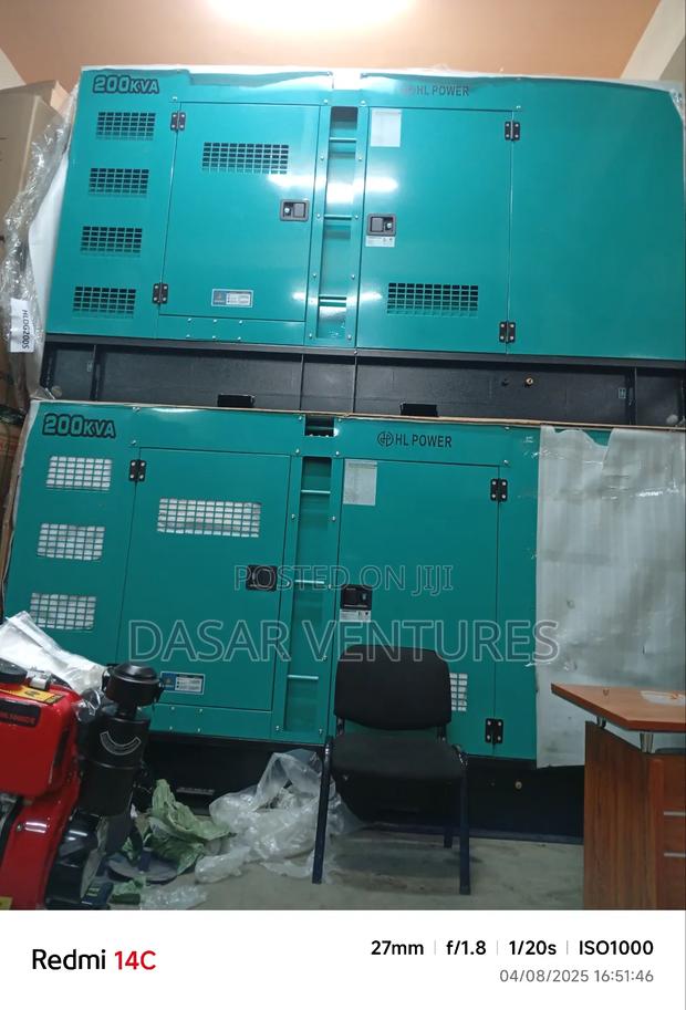 Cummins Generator 200kva - New