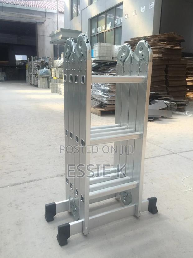 Portable Multipurpose Ladder Aluminium - main view