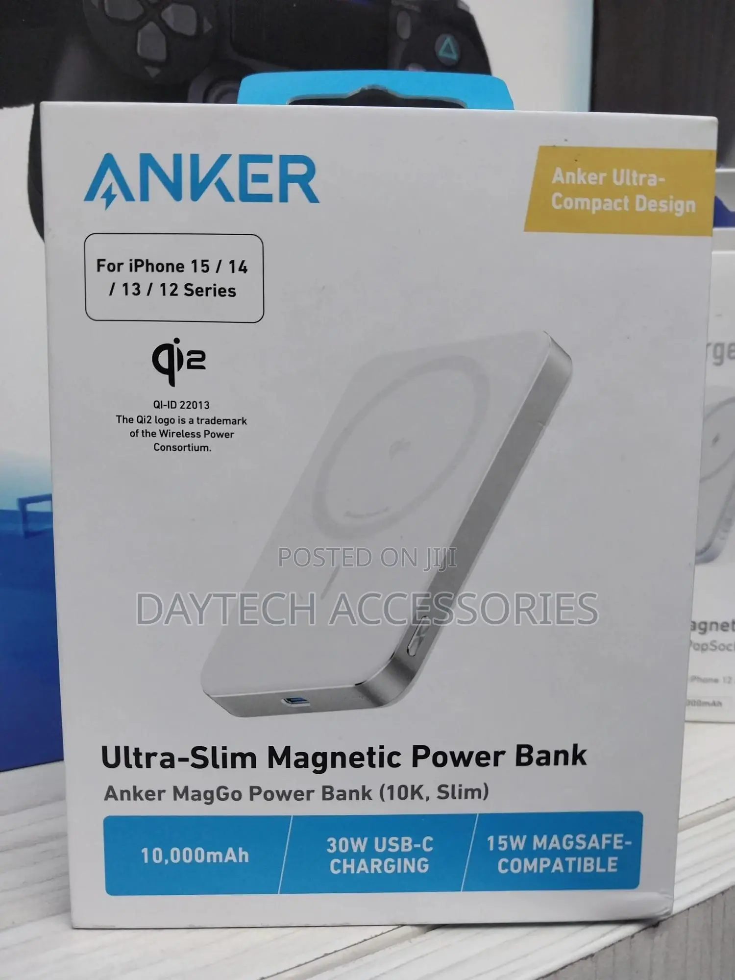 Anker Maggo Qi2 Ultra Slim Magsafe Battery Power Bank
