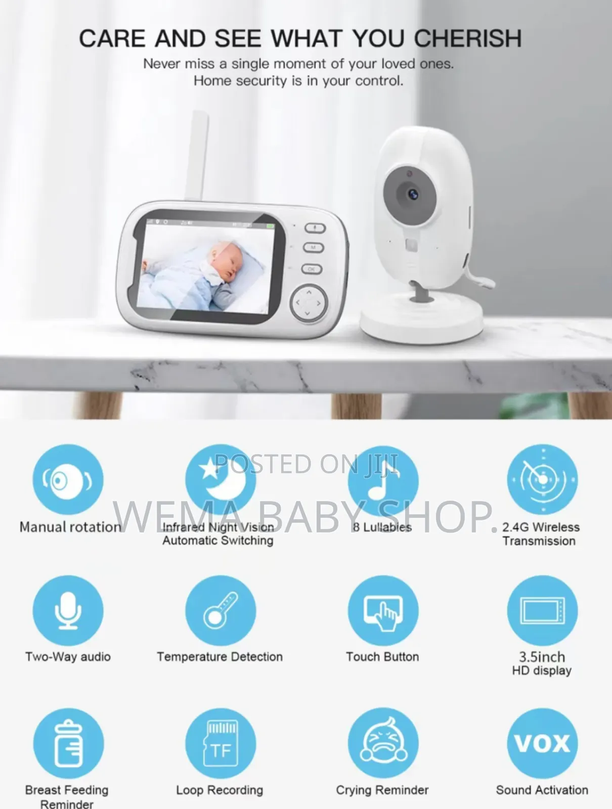 2 Way Baby Video Monitor