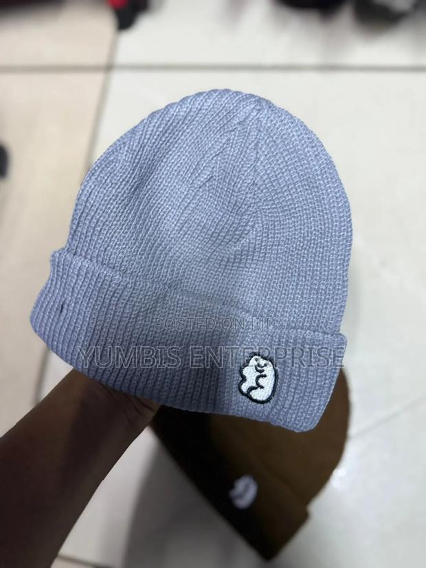 Grey Unisex Beanie Hats