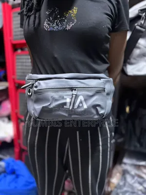 Grey Well Partitioned Waist Bag/Funny Pack