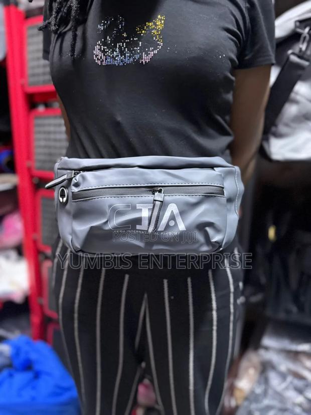 Grey Well Partitioned Waist Bag/Funny Pack - thumbnail 2