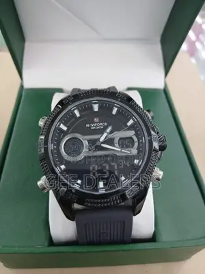 Naviforce Wristwatch, Digital and Analogue ,Rubber Straps