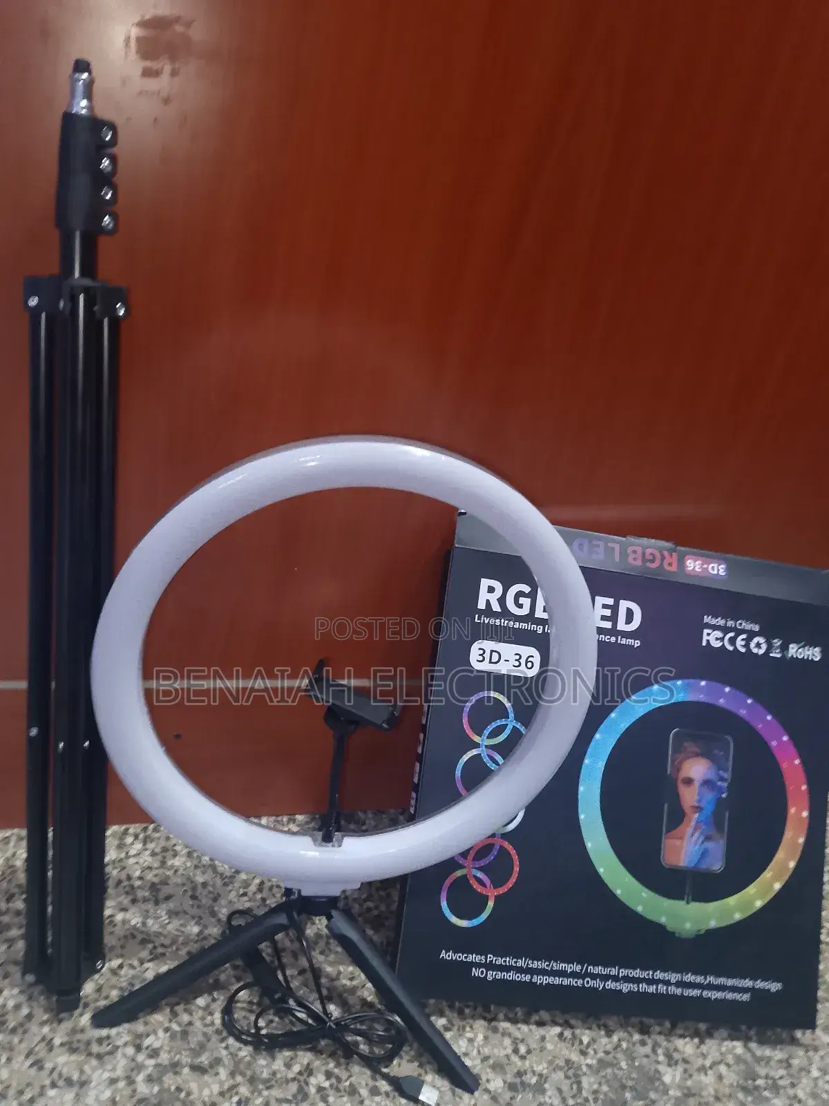14 Inches Ringlight RGB Complete With Stand