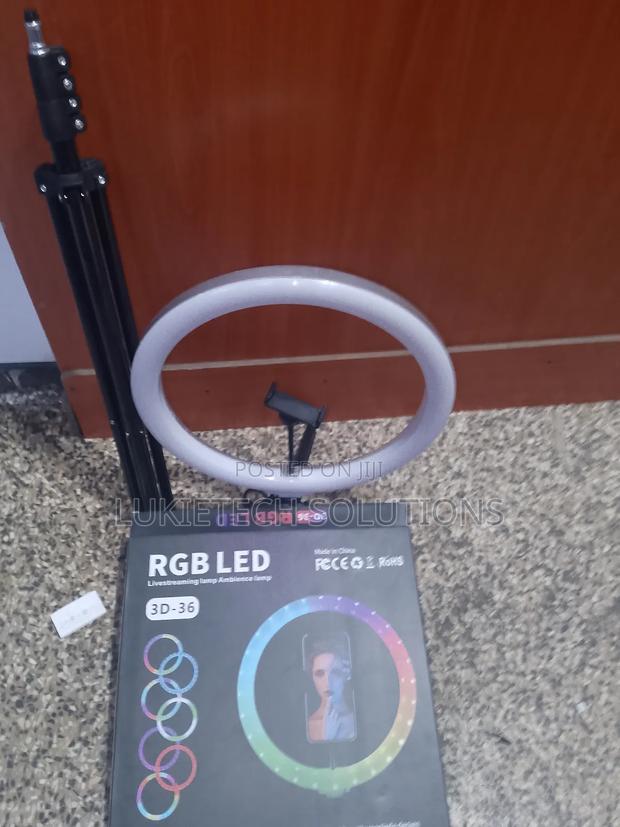 14 Inches Ringlight RGB Complete With Stand - thumbnail 2