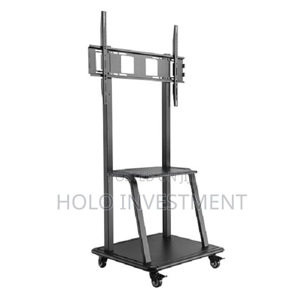 Ultra-Heavy Duty Steel Mobile Tv Stand - main view