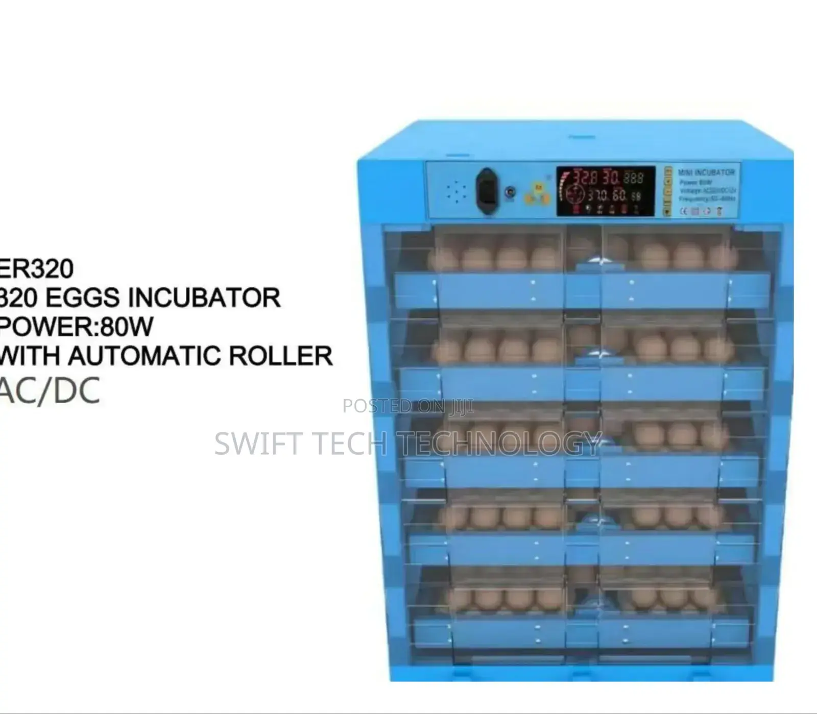 Egg Incubator 320 Egg Incubator Ac/Dc