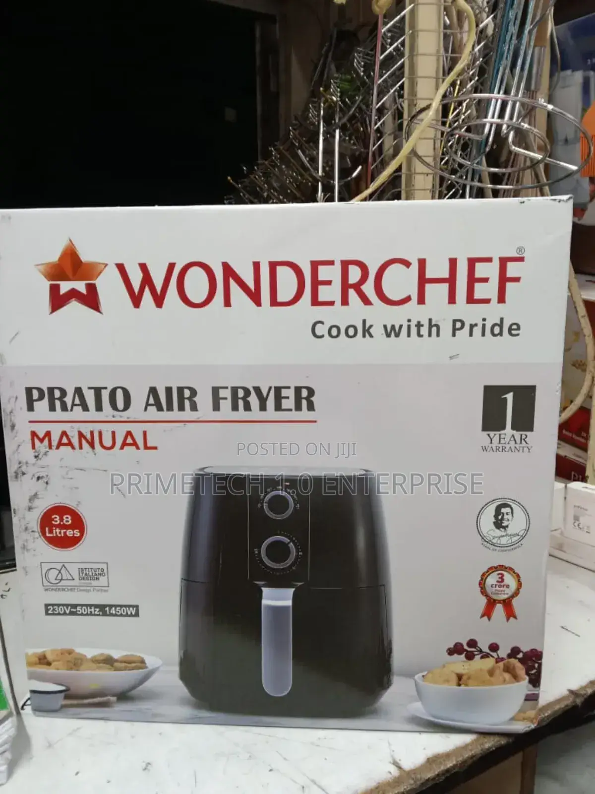 3.8 LTRS Wonderchef Air Fryer