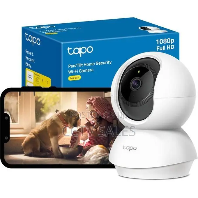 Tapo C200 Home Security Wi-Fi 360 PTZ Camera With Audio
