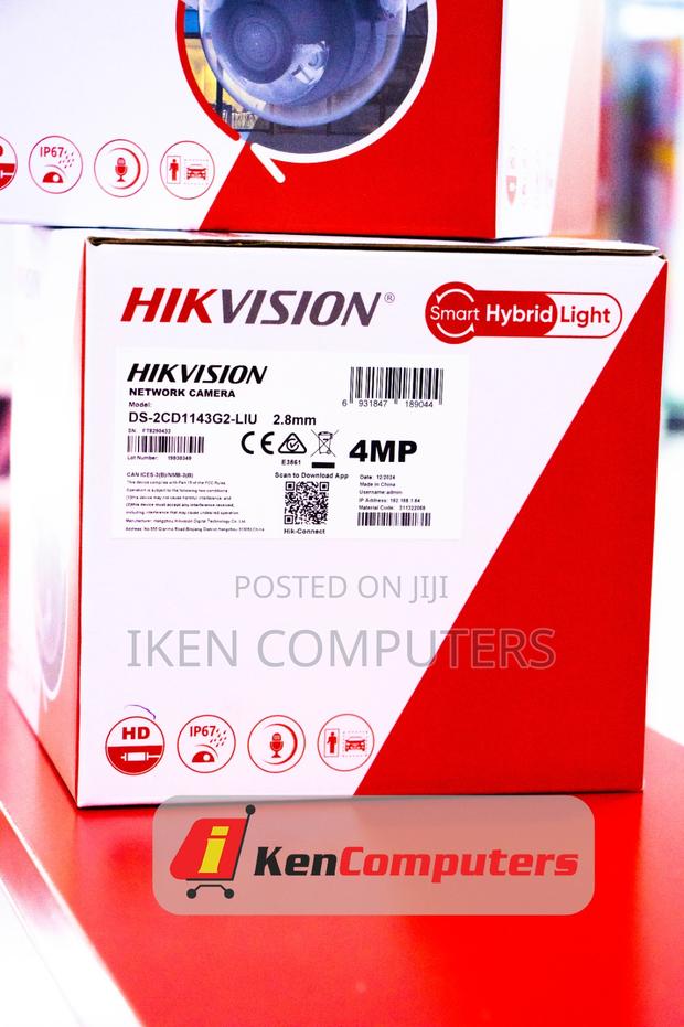 Hikvision 4mp Ip Smarthybrid Bullet(Ds-2cd1043g2-Liu) - thumbnail 2