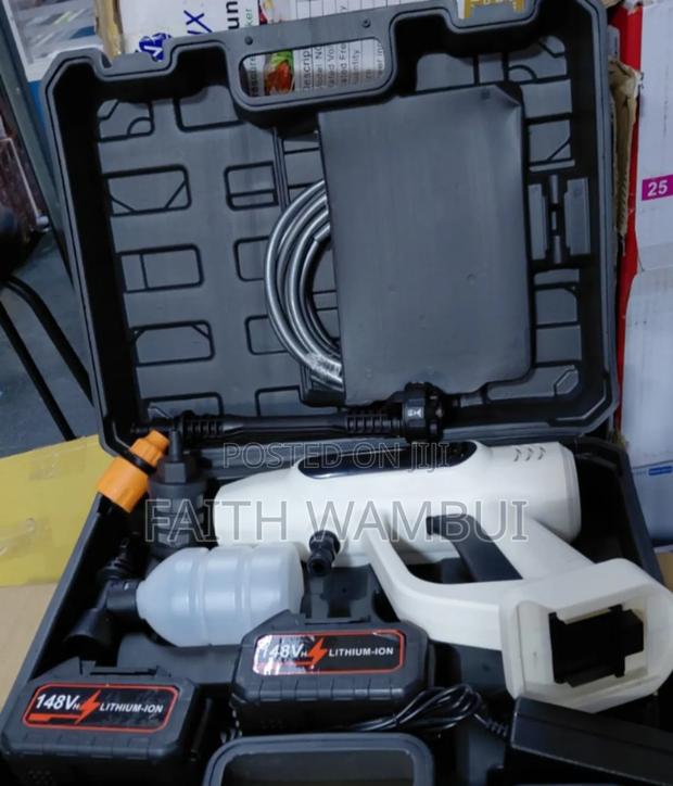 Heavy Duty Car Wash Gun Machine 148v Lithium Batteries