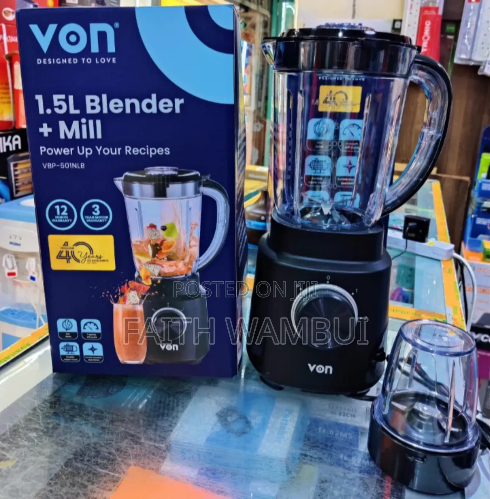 New Quality Von 2 in 1 Blender/Von Blender 2 in 1