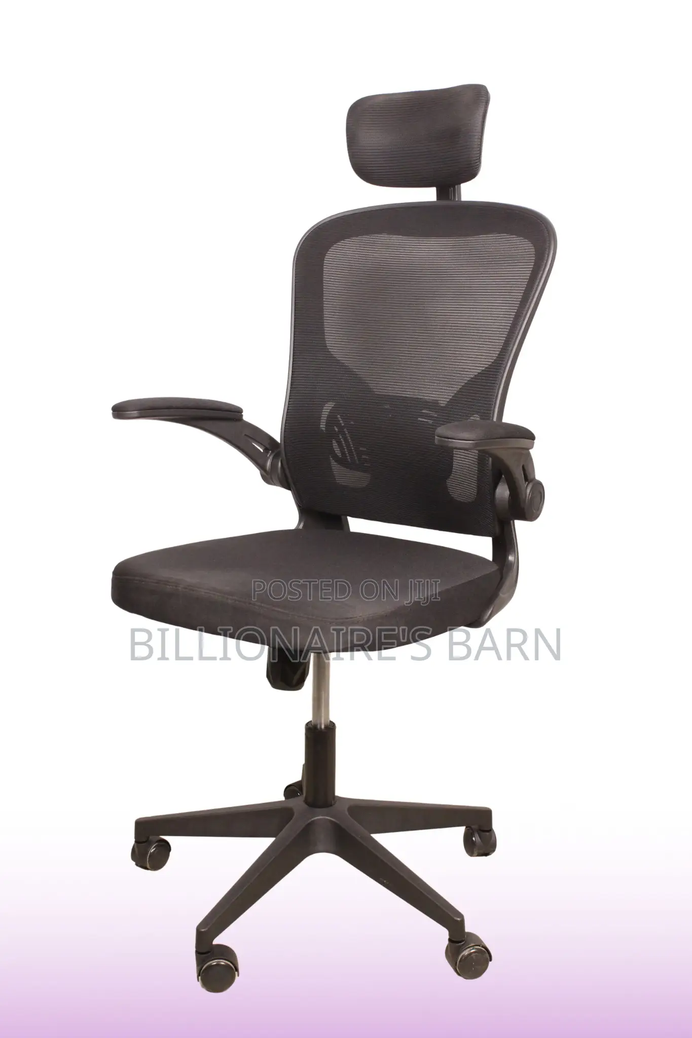 Office Chair: Mesh Office Chair With Ergonomic High-Back