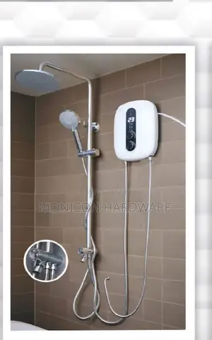Nemsi Instant Heater and Shower Risers Set