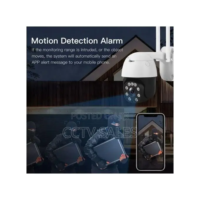 Wifi 360 Degrees PTZ Two-Way Audio Solar Powered CCTV Camera
