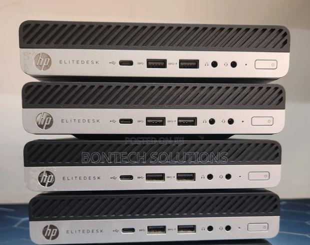Desktop Computer HP EliteDesk 800 G4 8GB Intel Core I7 SSD 256GB - thumbnail 3